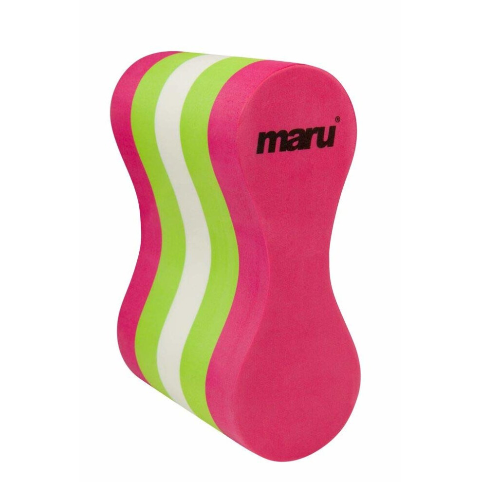 Maru Pull Buoy (Pink/Lime/White, Adult)