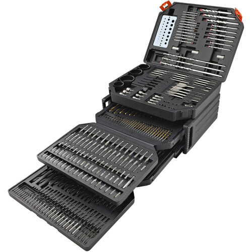 Lumberjack DBS300 Drill Driving Bit Accessory Set 300 Piece with Case 1