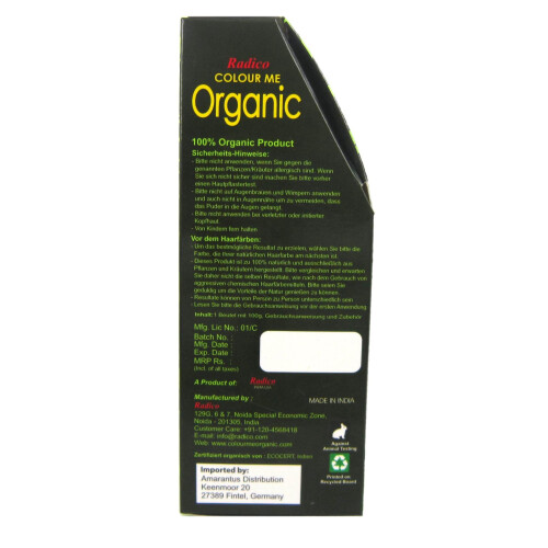 RADICO ORGANIC NATÜRLICHEHAARFARBE HELLBRAUN 2