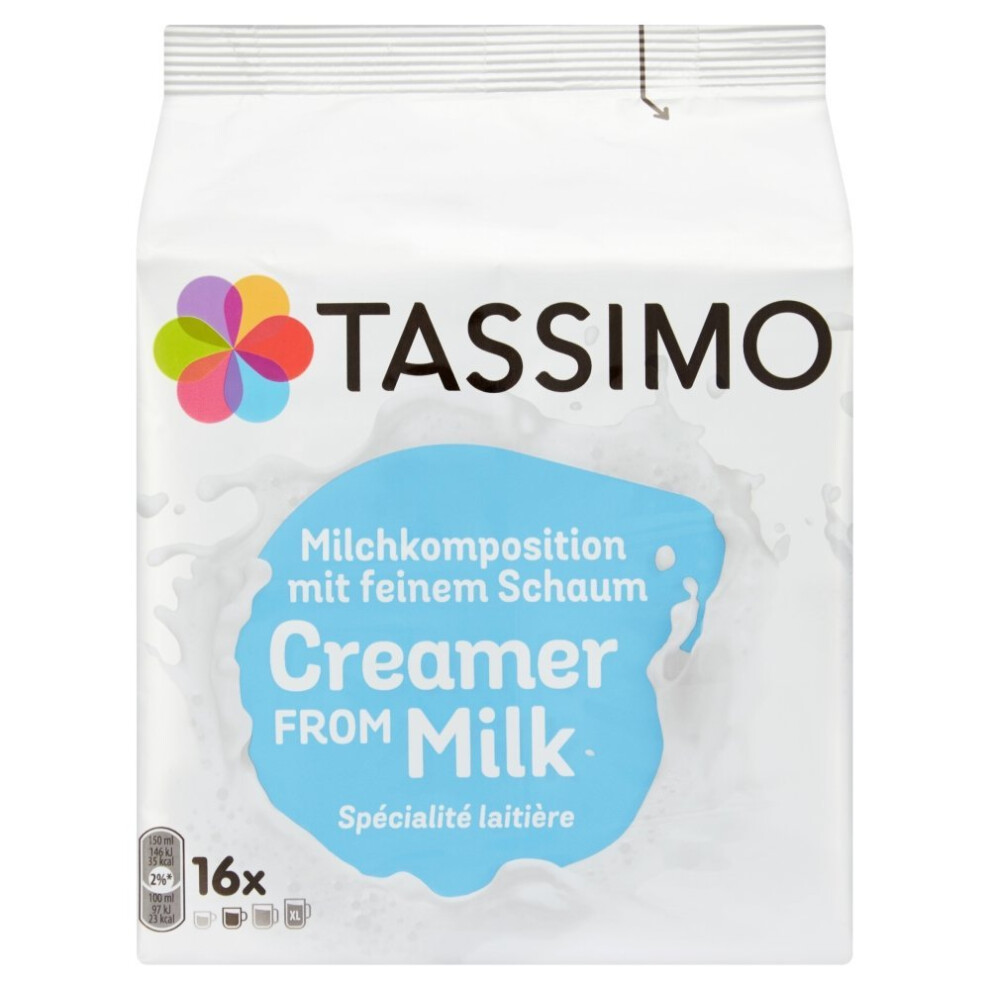 Tassimo Milk Creamer Pods (16 Pods, 16 Servings)