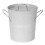 Light Grey Metal Kitchen Compost Caddy - Composting Bin for Food Waste Recycling 1