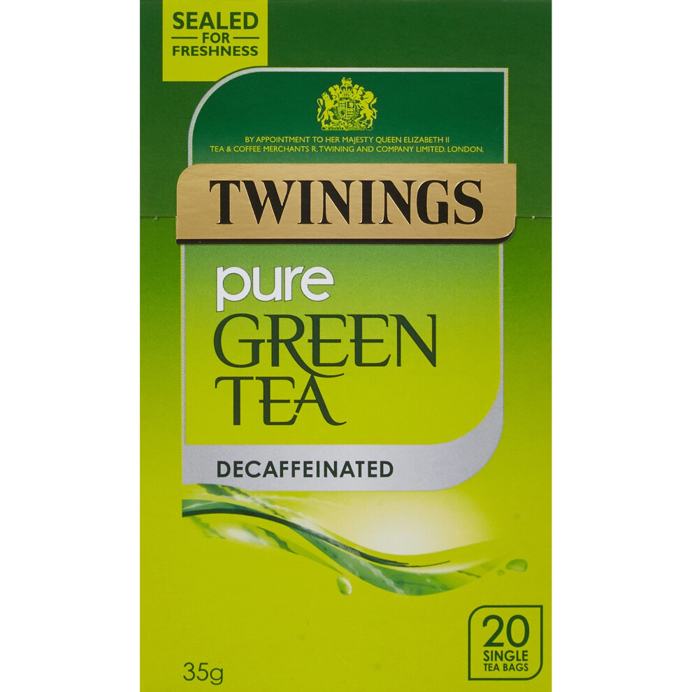 Twinings Decaffeinated Green Pure, 20 Tea Bags