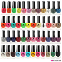 50 x NAIL POLISH VARNISH SET 48 DIFFERENT COLOURS 2 NAIL ART STICKER SETS 2 DISPLAY BOXES
