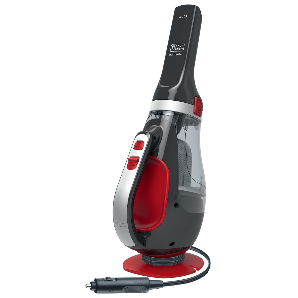 Black + Decker ADV1200 portable vacuum cleaner - portable vacuum cleaners (Dry, Bagless, Grey, Red)