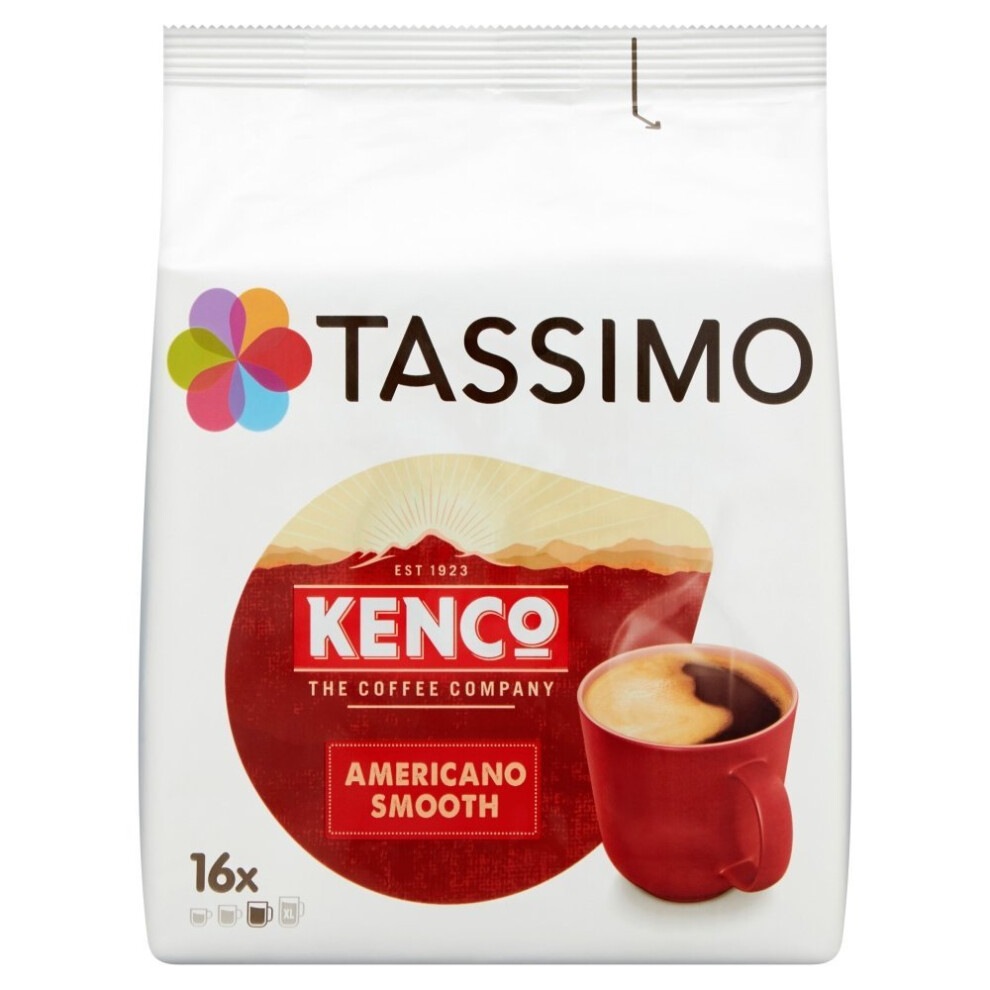 Tassimo Kenco Americano Smooth Coffee Pods (16 pods, 16 servings)