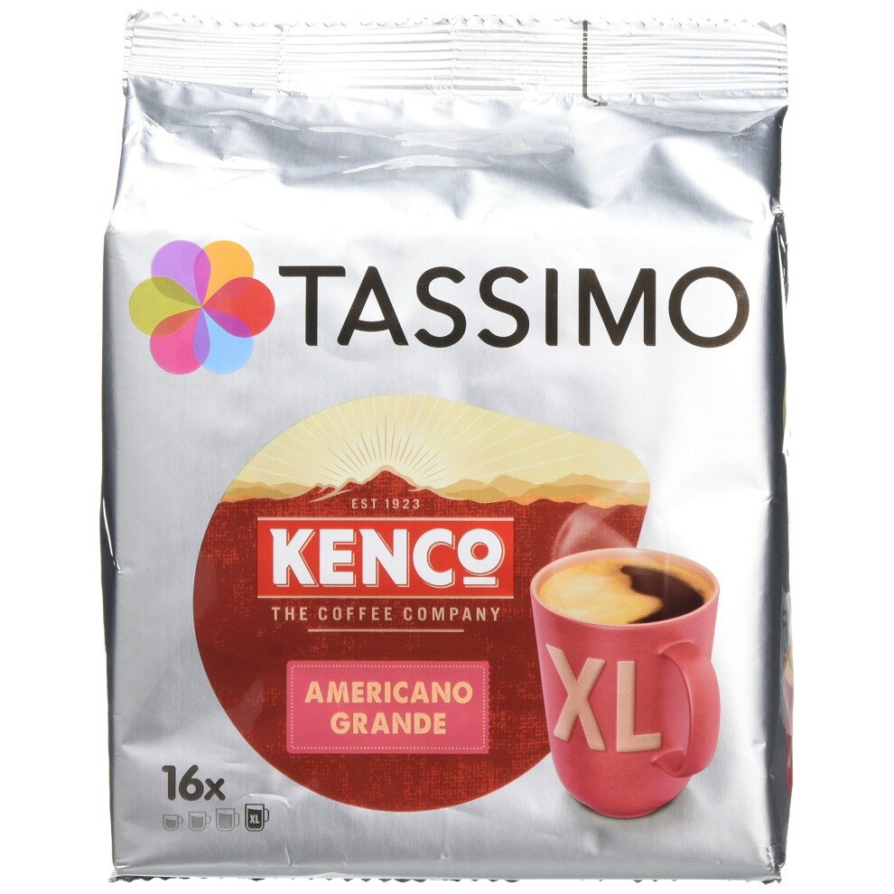 Tassimo Kenco Americano Grande Coffee Pods (16 Pods, 16 Servings)