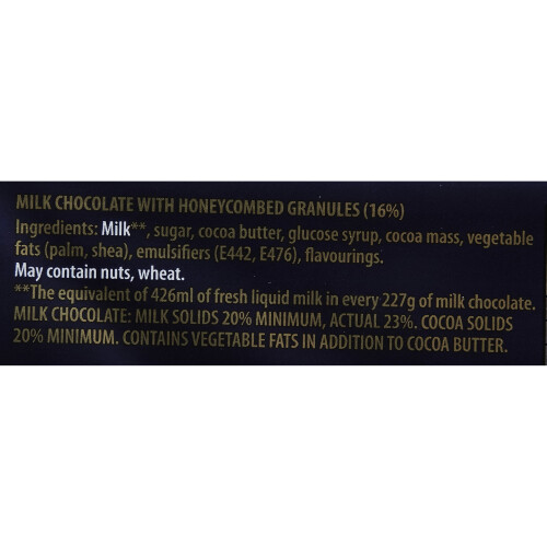 Cadbury Dairy Milk with Crunchie Bits Chocolate Bar, 200g on OnBuy