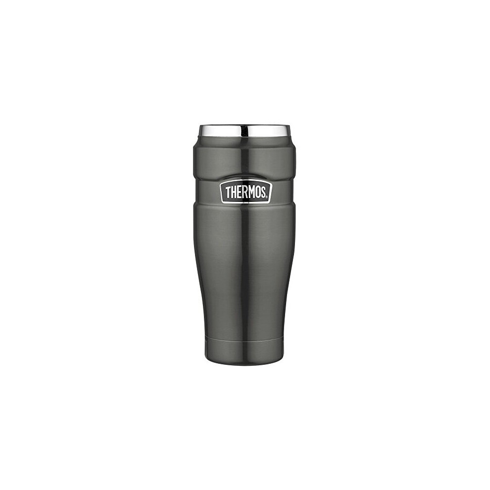Thermos Stainless King Food Flask - Gun Metal - 470Ml