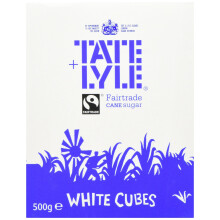 Tate & Lyle Fairtrade White Sugar Cubes, 500g