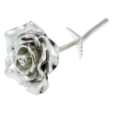 Tin Anniversary 10 Year Everlasting Rose - 100% Pure Casted Tin Great Anniversary Idea by Pirantin