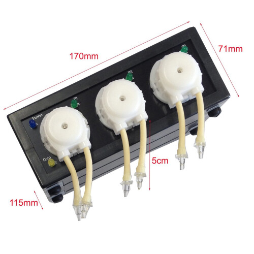 Jebao Jecod DP-3 Progammable Aquarium Dosing Pump for Reef Elements - 3 Channels 2