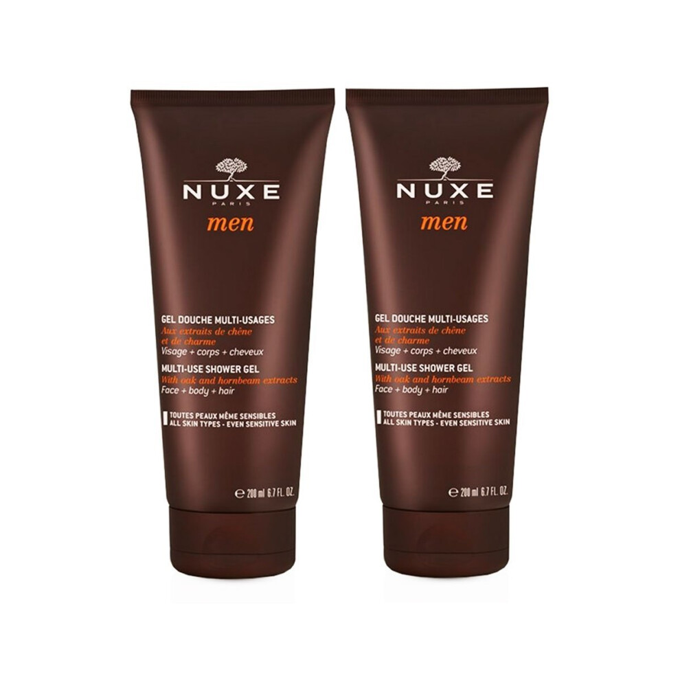 Nuxe Men Multi-Use Shower Gel 2 x 200ml