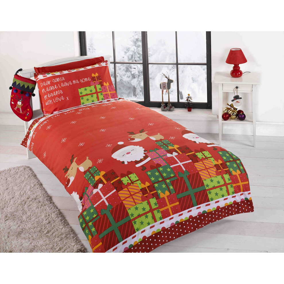 Rapport Dear Santa Duvet Toddler, Multi-Colour