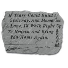 Kay Berry- Inc. 92120 If Tears Could Build A Stairway - Herinneringsmonument - 46 cm x 33 cm