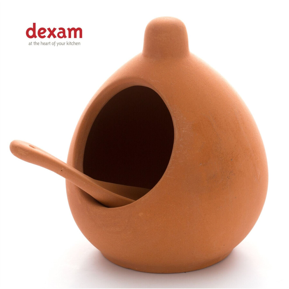 Dexam Salt Cellar & Spoon Set in Terracotta - 17851107