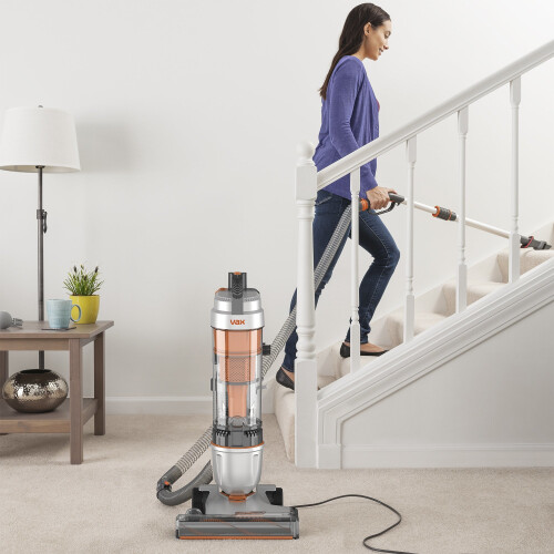 Vax Vax U85-AS-Be Air Stretch Σκούπα όρθια, 1,5 λίτρα, 820 W - Ασημί/πορτοκαλί[Ενεργειακή κλάση A] 1