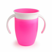 Munchkin Miracle 360 Degree Trainer Cup 207ml - Pink | Toddler Training Cup