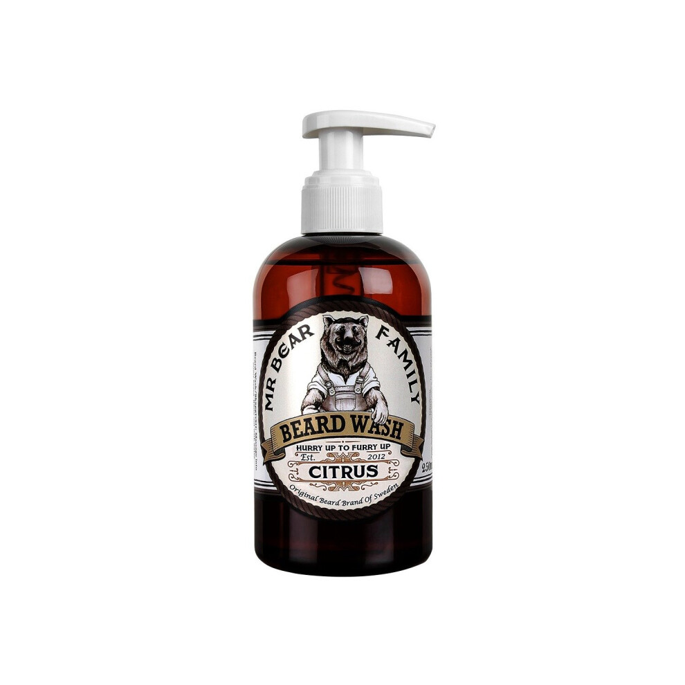 Mr-Bear-Family Mr Bear Family Beard Wash Citrus 250Ml