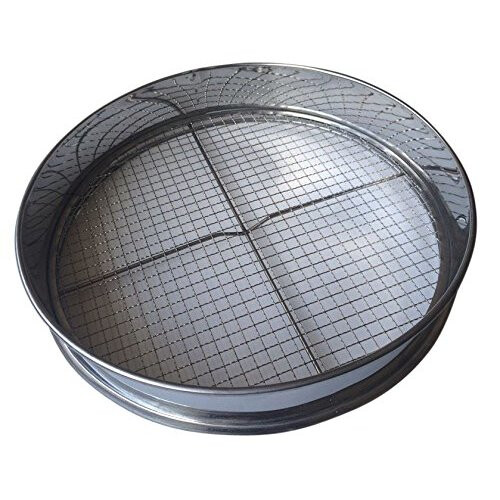 Practicool Stainless Steel Garden Potting Sieve/Riddle - With 4 ...