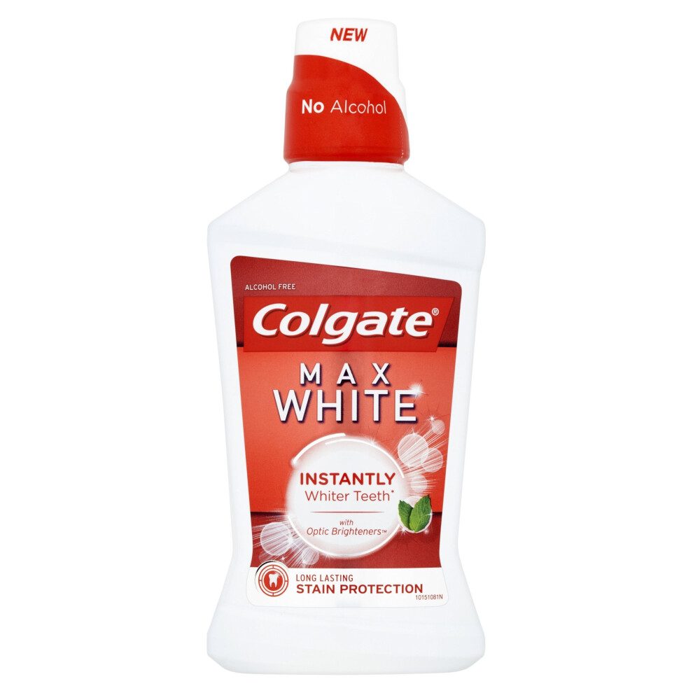 Colgate Max White Whitening Mouthwash, 500 ml