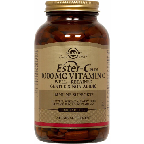 Solgar Solgar Ester-c Plus 1000 Mg Vitamin C Tablets, 180