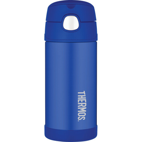Thermos Thermos FUNtainer Straw Bottle, Blue, 355 ml