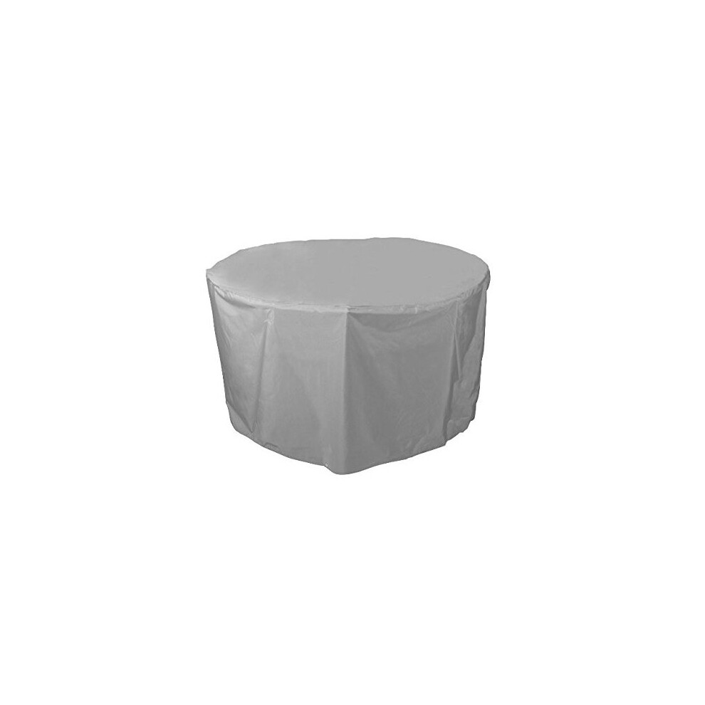 Bosmere THUNDER GREY' 4-6 Seat Circular Table Cover - Grey-image-OPC-PPDNF6-NEW