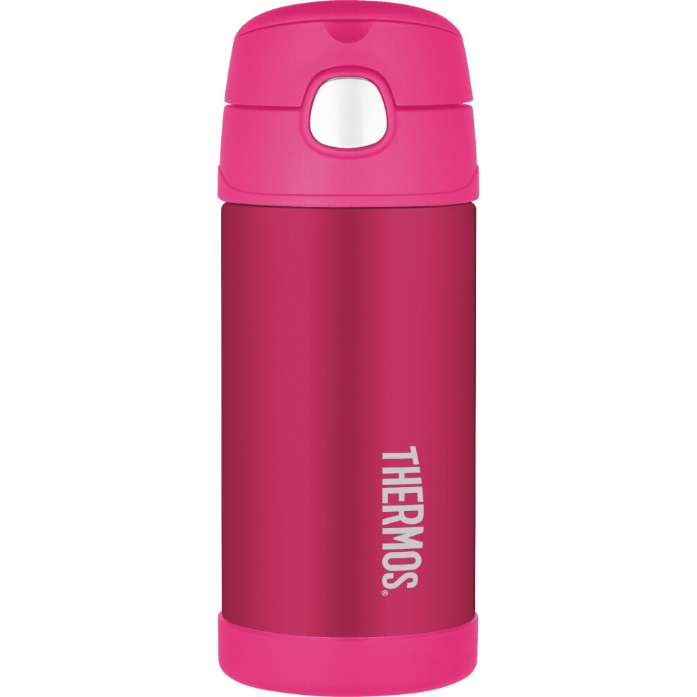 Thermos FUNtainer Straw Bottle, Pink, 355 ml