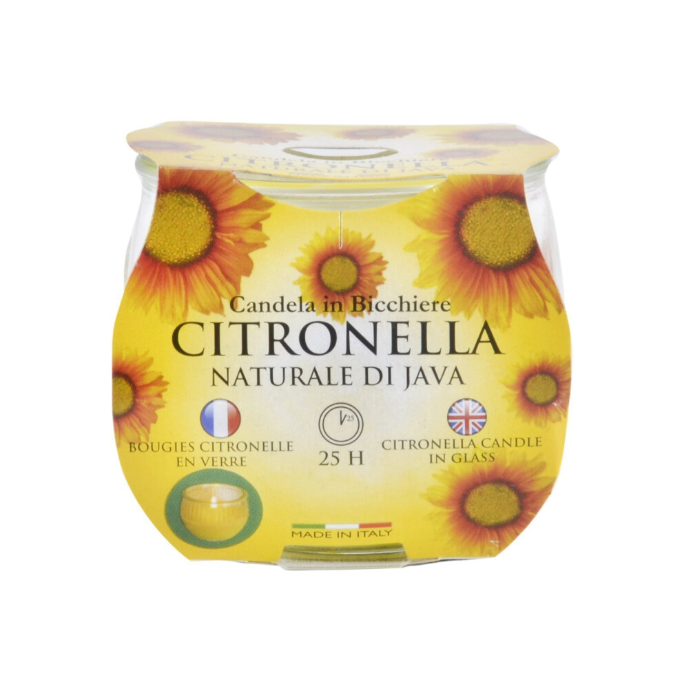 New Prices Citronella Garden Candle In A Glass Jar Approx 25hrs Burn Time