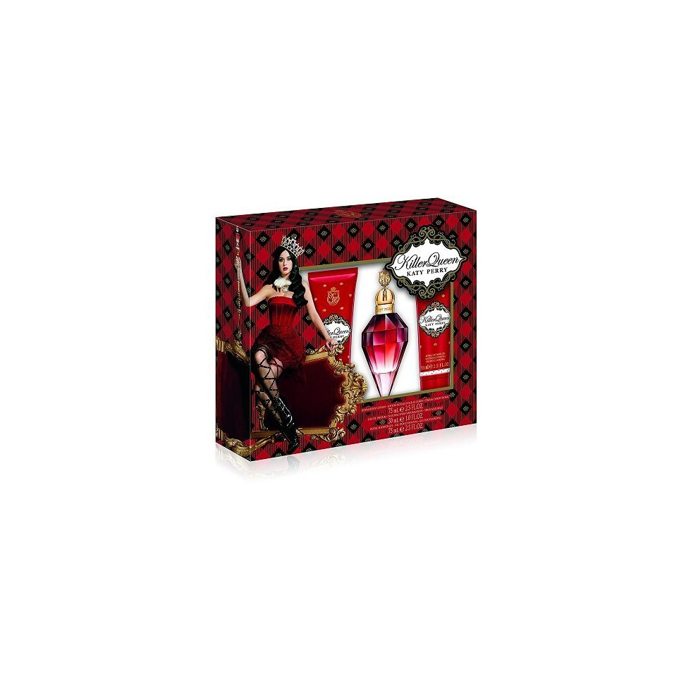 Katy Perry Killer Queen Eau de Parfum/Shower Gel and Body Lotion, 3-Piece Set