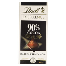 Lindt Excellence Dark Supreme Noir 90% Cocoa, 100g