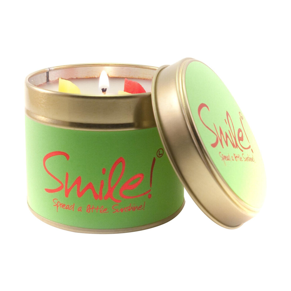 Lily Flame Smile! Tin, Green