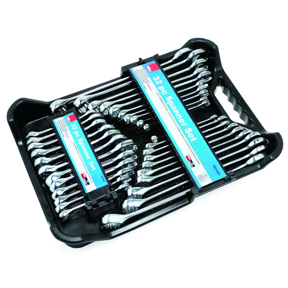 Hilka 16213203 AF/Metric Combination Spanner Set