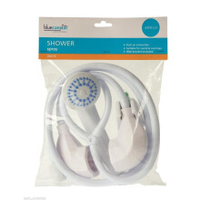 Wide Fitting Double Tap Spray Head & Hose