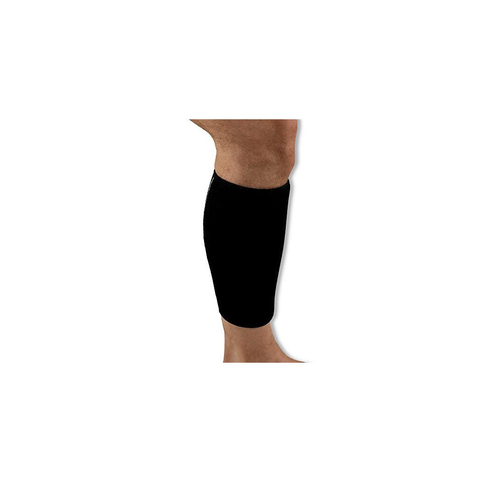 Neo-Physio Medical Grade Wraparound Neoprene Calf Support Perfect For Shin Splints, Muscle Tears, Pains And Sprains