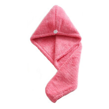 Ukey Microfiber Hair Turban Towel Wrap Super Absorbent Hair Towel for Kids and Adults Long Short Hair Reduce Hair Drying time(Red)