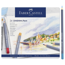 Goldfaber Aqua Watercolour Pencil in Metal Tin (Pack of 24)