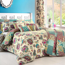 Dreams & Drapes - Marinelli - Easy Care Duvet Cover Set | King Size | Teal Bedding