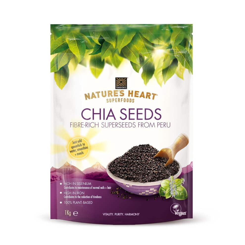 Terrafertil Nature's Heart Chia Seeds, 1 kg