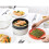 Joseph Joseph Joseph Joseph M-Cuisine 4-Piece Stackable Microwave Cooking Set - Stone/Orange 6