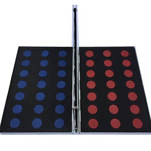 Travel connect 4 game in metal case 1