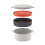Joseph Joseph Joseph Joseph M-Cuisine 4-Piece Stackable Microwave Cooking Set - Stone/Orange 9