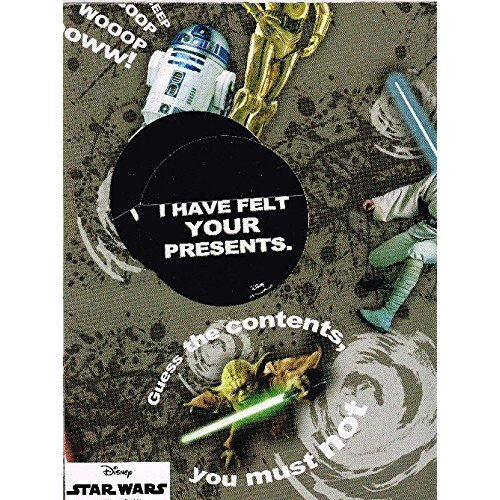 Star Wars Star wars 2 sheets of gift wrap and 2 gift tags