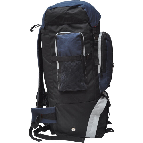 foolsGold Extra Large Hiking Travel Backpack Camping Rucksack Top and Bottom Loading (Navy) 2