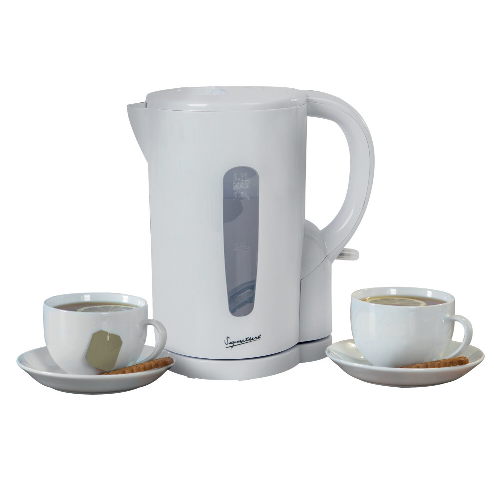 Signature S101 Cordless Jug Kettle, 1.7 Litre, White