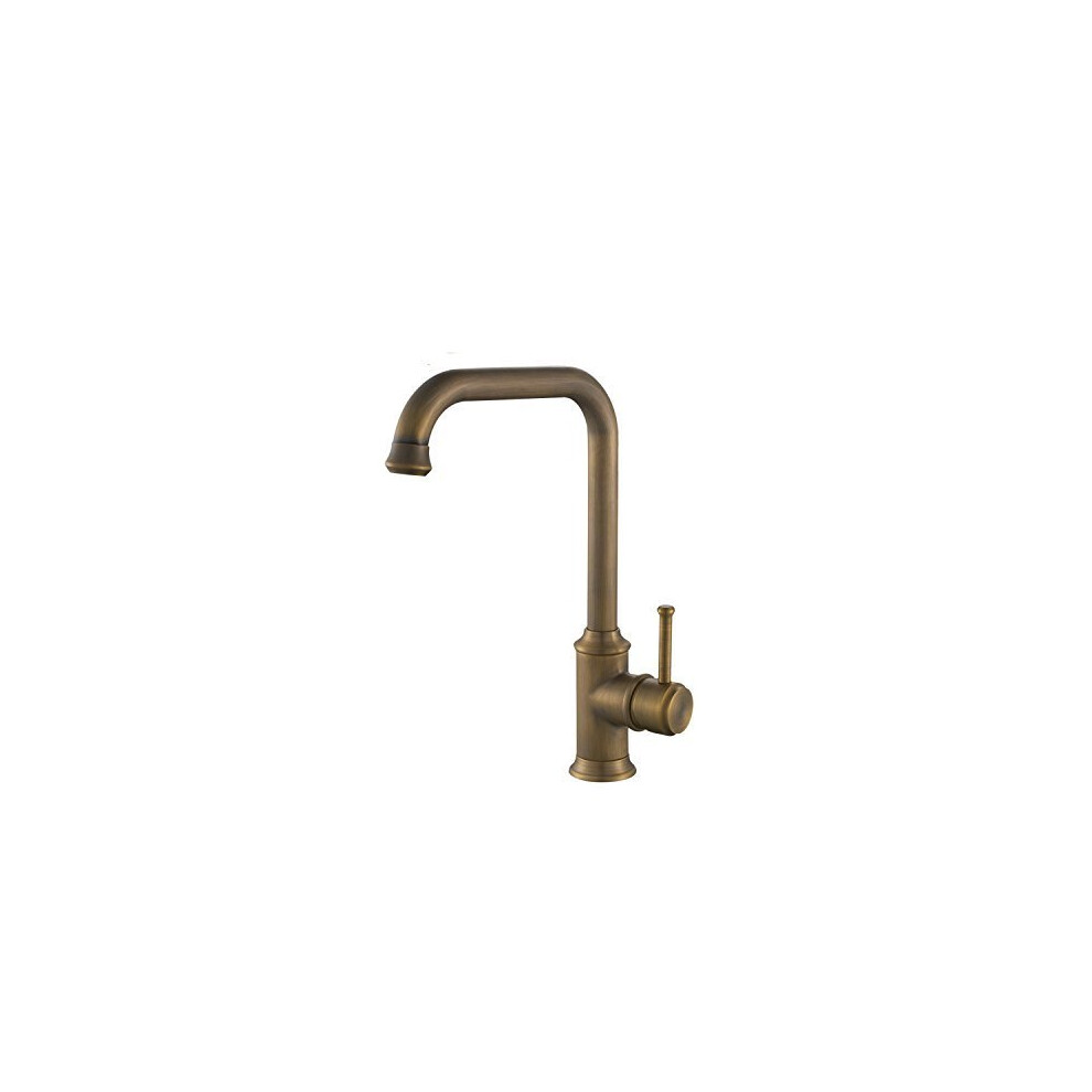 HiendureÂ® Antique Brass Finished Antique Kitchen Sink Tap with Swivel Spout
