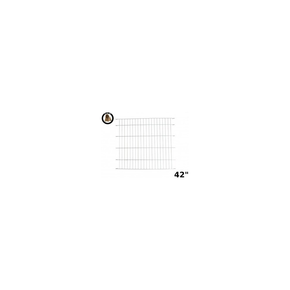 Ellie-Bo Divider for Dog Crate Cage, X-Large, 42-Inch, Silver