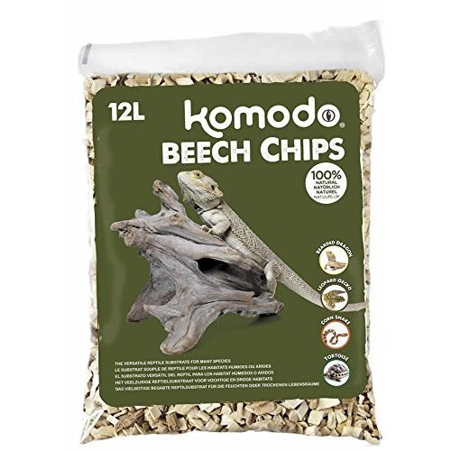 Komodo Komodo Beech Chips Coarse, 12 Litre