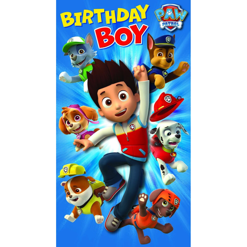 Paw Patrol Birthday Boy Birthday Card