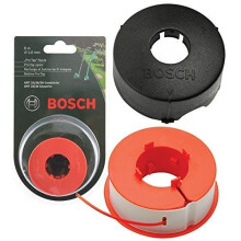 Genuine Bosch ART 23 26 30 COMBITRIM EASYTRIM Strimmer / Grass Trimmer Pro-Tap Automatic Spool Line + Cover (8m, F016L71088 + F016800175)